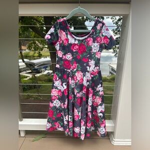 Wild Rich Kids Velvet Marie Twirl dress